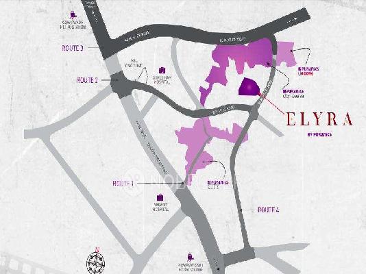 1 BHK Flat In Puraniks Elyra For Sale  In Thane West