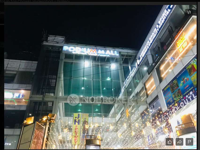 Shop in Podium Mall, Hyderabad for Rent 