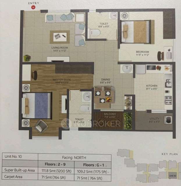 2 BHK Flat In Deccan Habitat For Sale  In Deccan Habitat