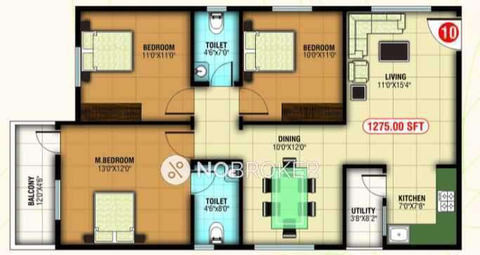 2 BHK Flat In Abhee Prince For Sale  In Bellandur