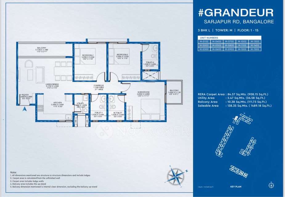 3 BHK Flat In Godrej Park Retreat Phase 2 For Sale  In Carmelaram