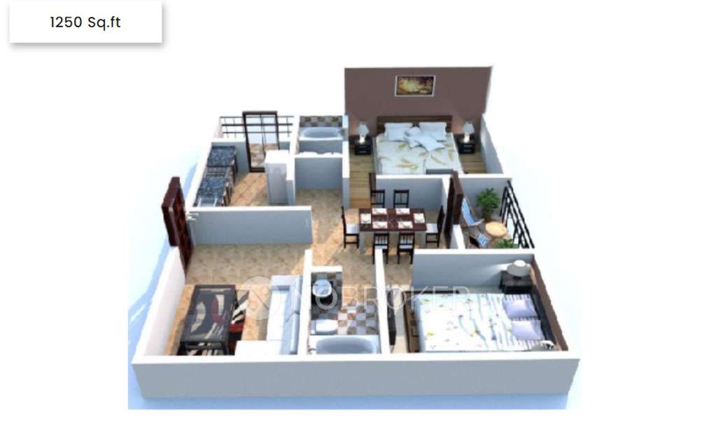 2 BHK Flat In Rainbow Vistas At Rock Garden,  Hitech City, Hyderabad For Sale  In Rainbow Vistas @ Rock Garden, Phase 2