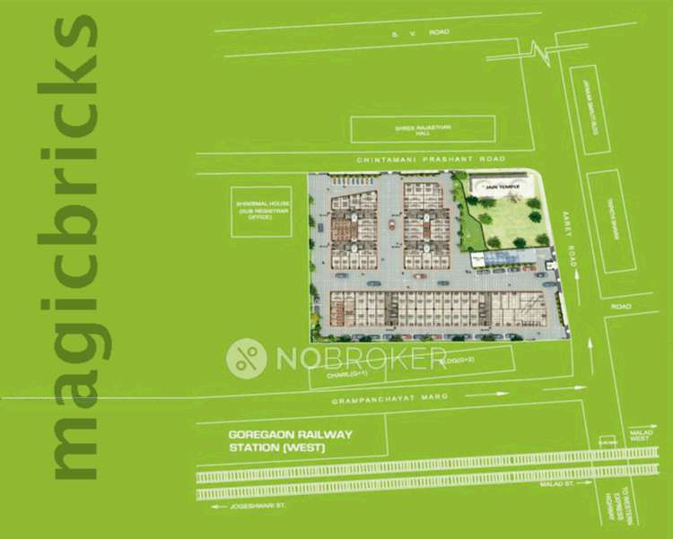 2 BHK Flat In Sumit Samarth Arcade Goregqon West  for Rent  In Goregaon West, Mumbai