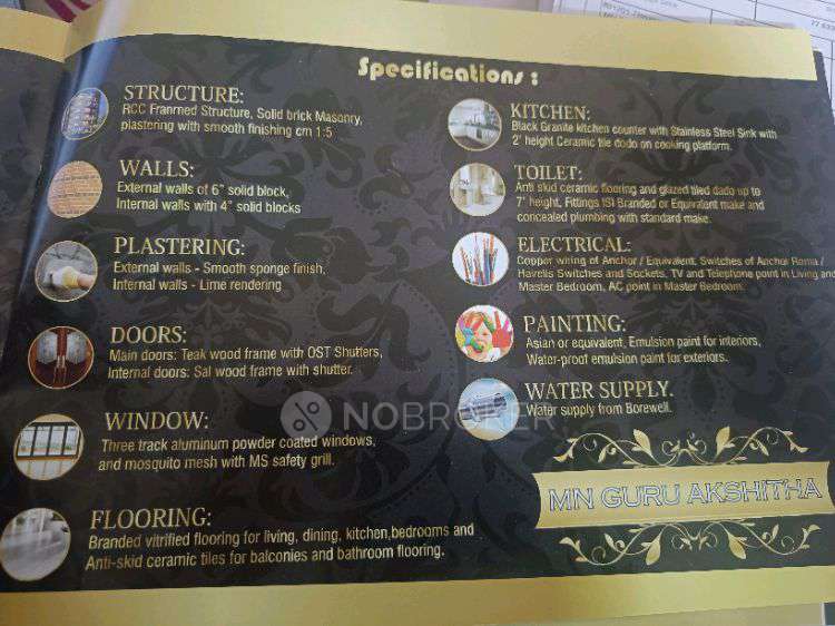 3 BHK Flat In Mn Guru Akshitha, Thanisandra For Sale  In Survey No, 1, Thanisandra Main Rd, Yelahanka Hobli, Agrahara Badavane, Thirumenahalli, Bengaluru, Karnataka 560064, India