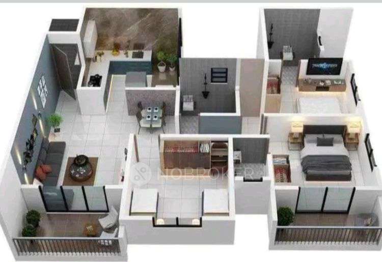 2 BHK Flat In Sparkle Youthika for Rent  In Lohegaon