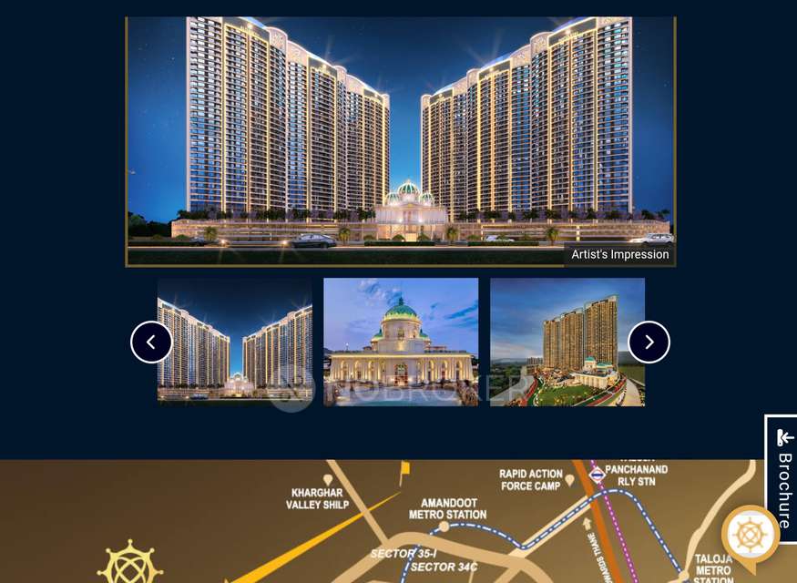 2 BHK Flat In Sai World Empire, Kharghar For Sale  In Kharghar