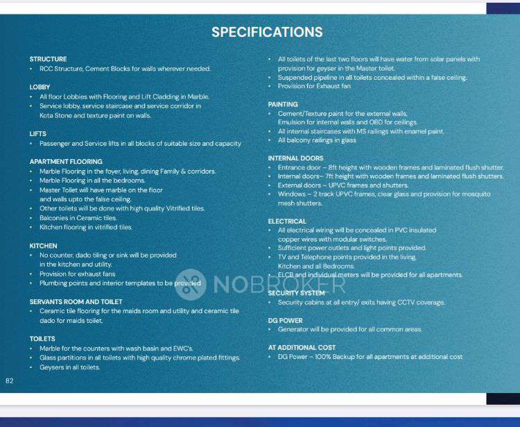 3 BHK Flat In Prestige Somerville For Sale  In Prestige Somerville