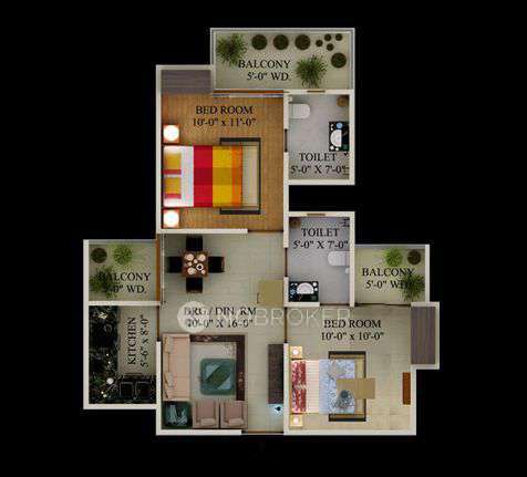 2 BHK Flat In Eco Village 2 For Sale  In Sector-16b,