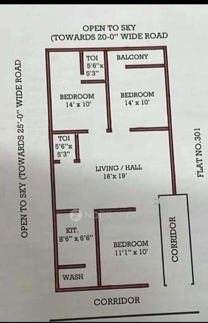 3 BHK Flat In Gulshan Heights for Rent  In Gulshan Colony