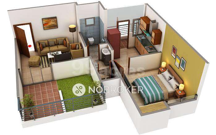 1 BHK Flat In Majestique Aqua For Sale  In Phursungi