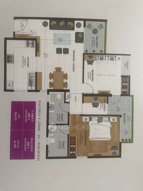 2 BHK Flat In Ashiana Malhar for Rent  In Ashiana Malhar