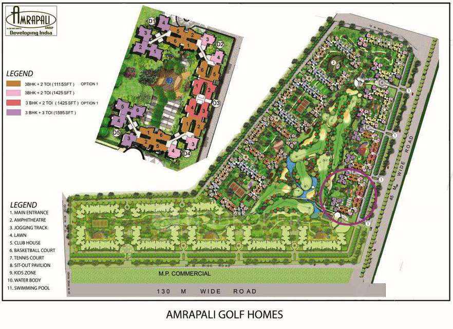 2 BHK Flat In Amrapali Kingswood, Noida Extension For Sale  In Sector 4