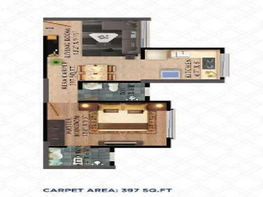 2 BHK Flat In Vaibhavlaxmi Olympus For Sale  In Vikhroli