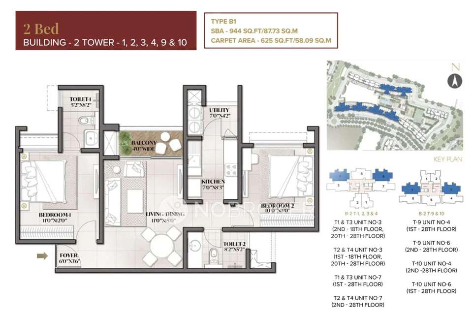 2 BHK Flat In Prestige Eden Gardens, Sarjapur Road for Rent  In Sarjapur 