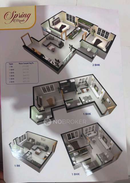1 BHK Flat In Prathik Springwoods For Sale  In 5vx7+gmg, Kandivali, Hanuman Nagar, Kandivali East, Mumbai, Maharashtra 400101, India