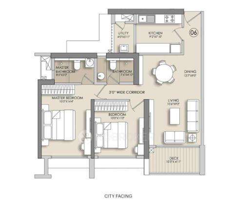 2 BHK Flat In Narang Privado For Sale  In 31, Pralhad Keshav Alias Acharya Atre Marg, Tulsi Dham, Lokmanya Nagar, Vartak Nagar, Thane, Maharashtra 400604, India