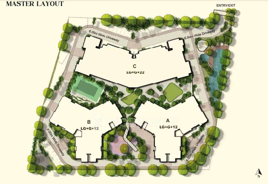 3 BHK Flat In Kohinoor Courtyard One, Wakad For Sale  In Wakad