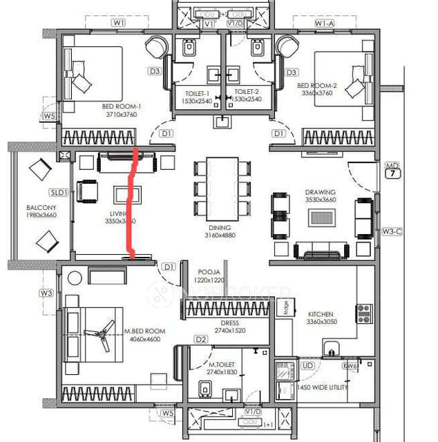 4 BHK Flat In Aparna Zenon for Rent  In Puppalaguda