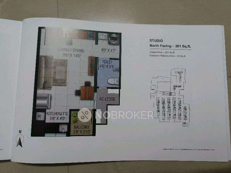 1 RK Flat In Urbanrise The World Of Joy For Sale  In Siruseri