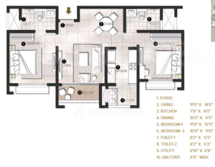 2 BHK Flat In Prestige Smart City For Sale  In Prestige Smart City 