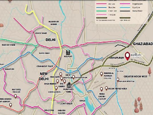 4+ BHK Flat In The Prestige City For Sale  In Indirapuram