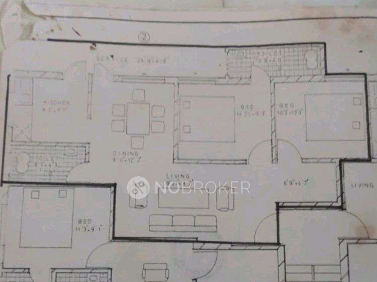 2 BHK Flat In Madhurams for Rent  In Minerva's Sai Kasthuri Apartments, Thiruvalluvar Nagar, Thiruvanmiyur, Chennai, Tamil Nadu 600041, India