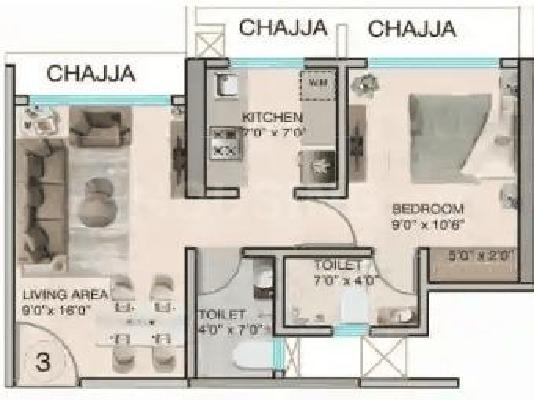 1 BHK Flat In Jak Namaha For Sale  In Bhayandar East