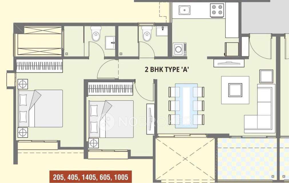 2 BHK Flat In 32 Pinewood Drive for Rent  In Hinjewadi