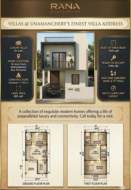 3 BHK House For Sale  In Unamancheri