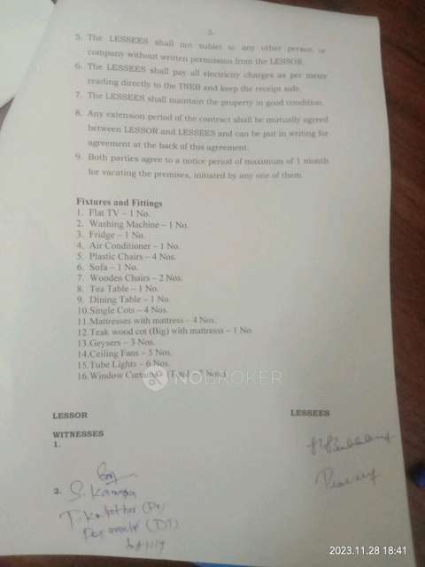 3 BHK Flat In Tnhb Mig Plot for Rent  In Sholinganallur