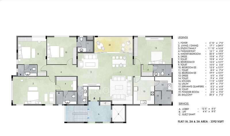 4+ BHK Flat In Chaitanya Camden For Sale  In Egmore