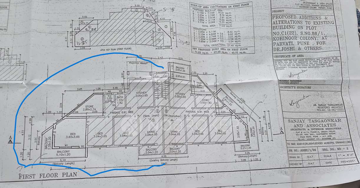 3 BHK Flat In Sharada Apartment For Sale  In Parvati Paytha