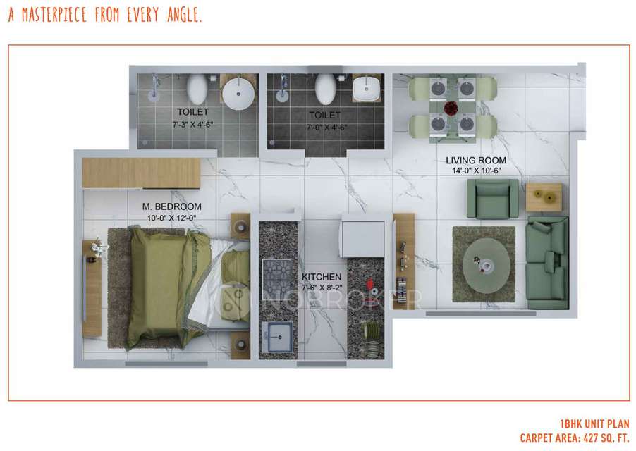 1 BHK Flat In 78 Central Sheth Avante, Kanjurmarg West for Rent  In Kanjurmarg West