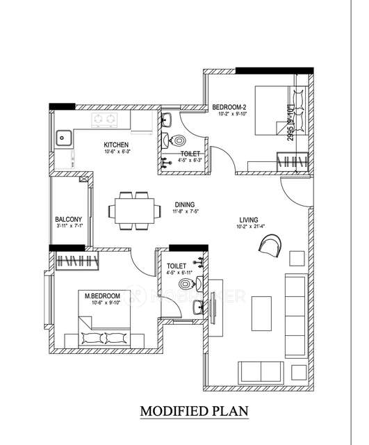2 BHK Flat In Sowparnika Indradhanush, Hoskote For Sale  In Hoskote