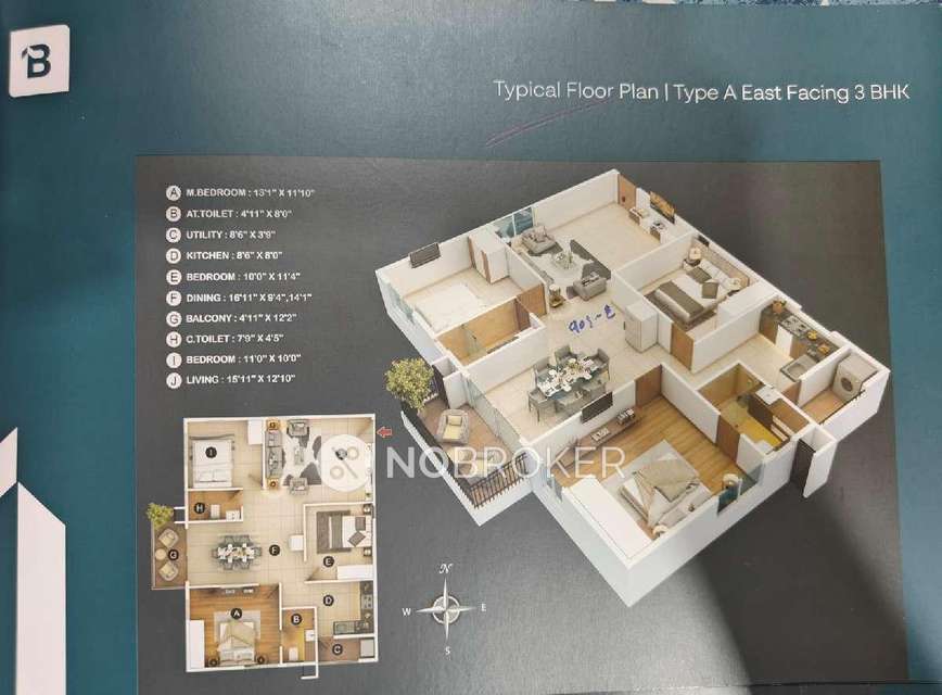 3 BHK Flat In Ecstasy Trifecta Bueno for Rent  In Chikkakannalli