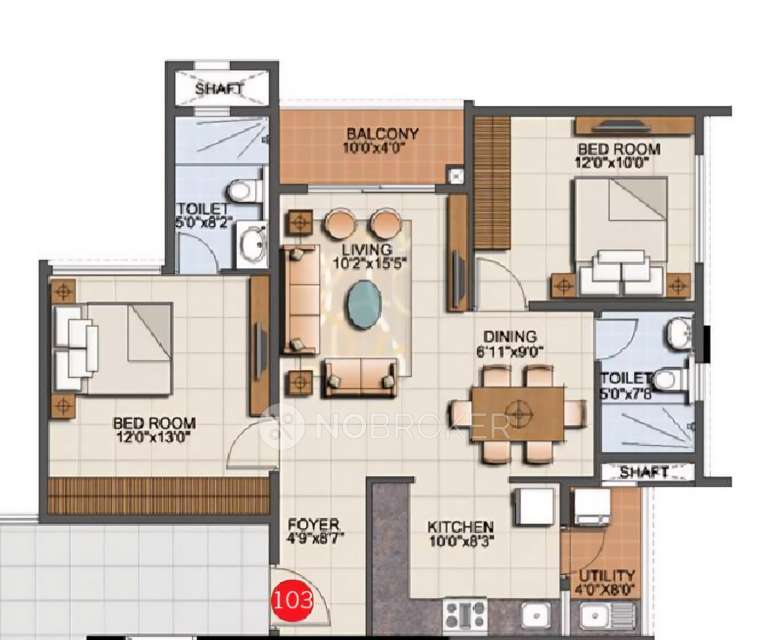 2 BHK Flat In Sumadhura Eden Garden For Sale  In Whitefield