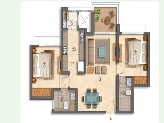 2 BHK Flat In Lodha New Launch Thane For Sale  In Manpada