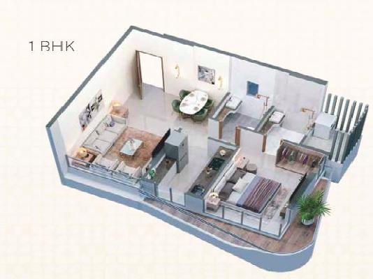 1 BHK Flat In Neevia The Elements For Sale  In Bhandup West