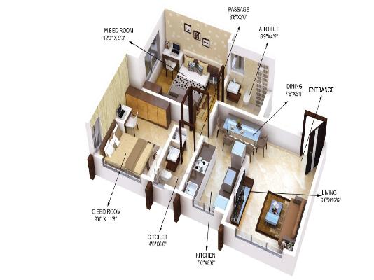 2 BHK Flat In Gurukrupa Ugam For Sale  In Ghatkopar East
