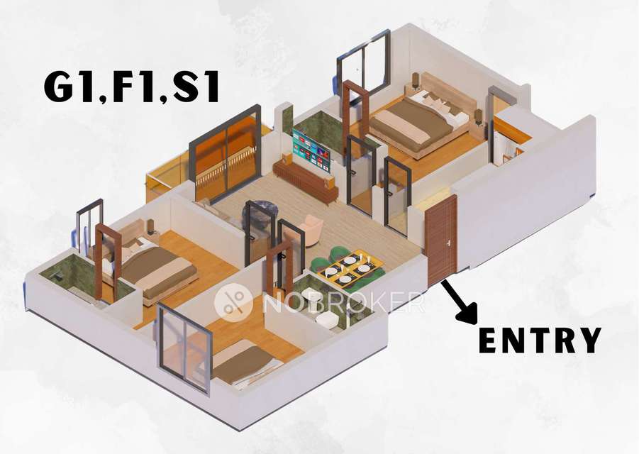 3 BHK Flat In Akshayam Apartment For Sale  In Pozhichalur