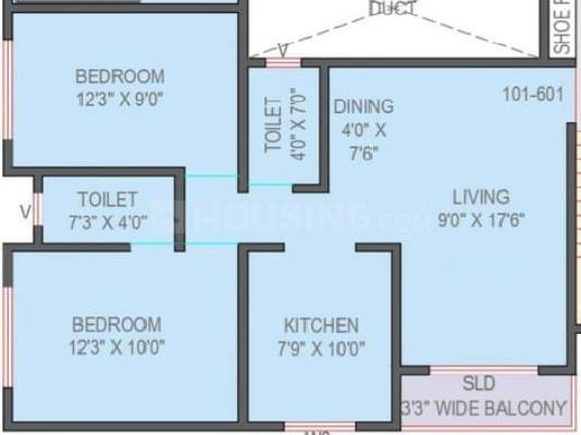 2 BHK Flat In Oswal Darshan Heights For Sale  In Palghar