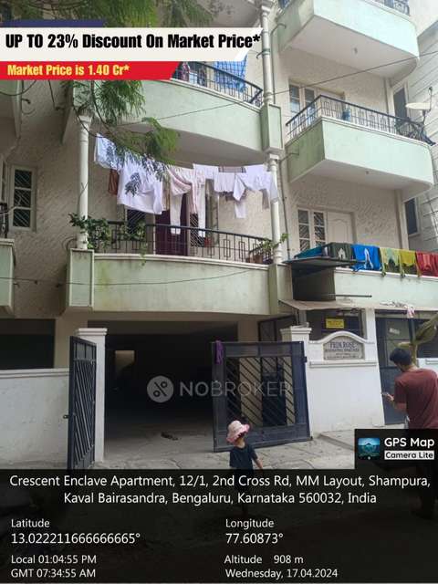 4 BHK Flat In Bank Auction Property - Prime Rose Apartment For Sale  In Rt Nagar