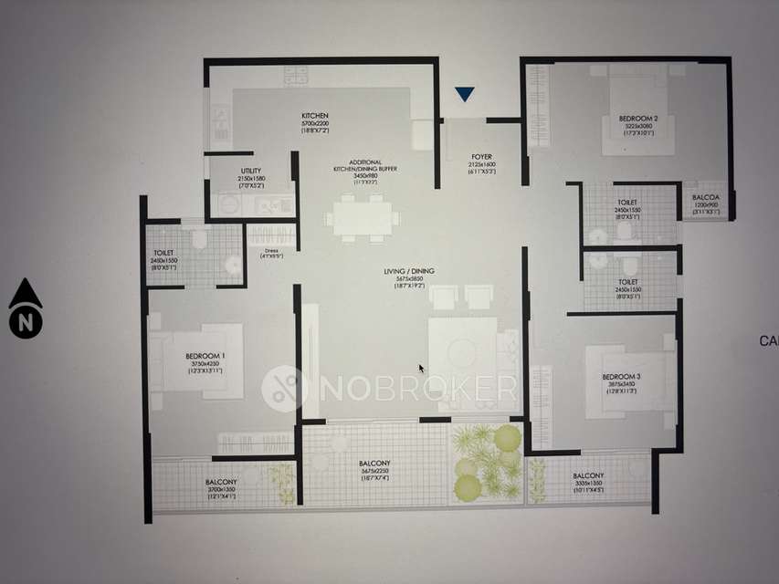 3 BHK Flat In Engrace 4 By Modern Spaaces For Sale  In Engrace 4 By Modern Spaaces