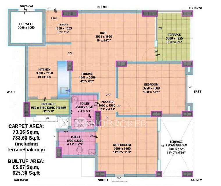 2 BHK Flat In Riverdale Co-op Housing Society, Riverdale Co-op Housing Society For Sale  In Pimpri Colony