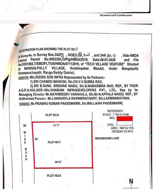 Plot For Sale  In Tech Village Venture In Mangalpalle