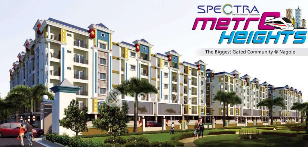 3 BHK Flat In Spectra Metro Heights for Rent  In Nagole