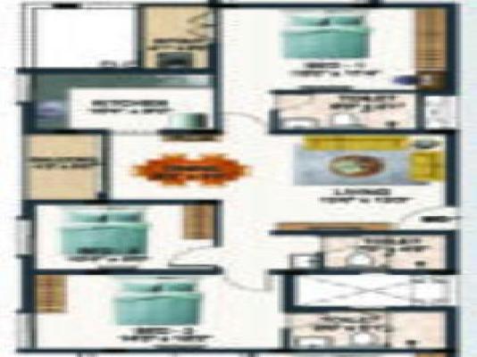 3 BHK Flat In Dac Luxe For Sale  In Tambaram