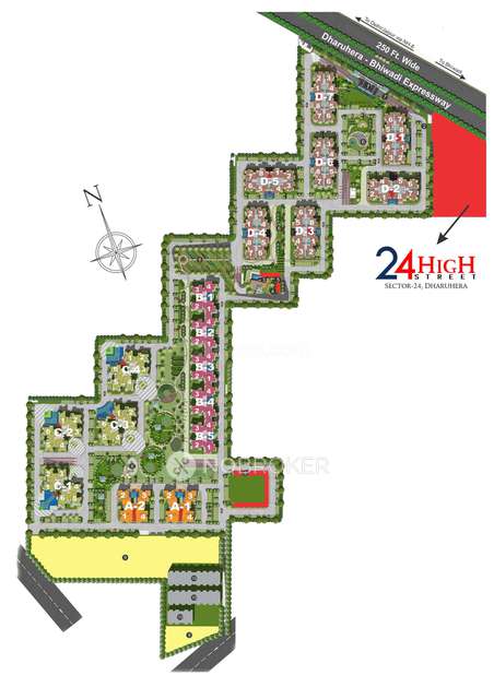 2 BHK Flat In Dwarkadhis Aravali Heights For Sale  In Sector 24