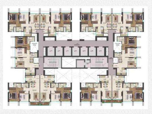 3 BHK Flat In Runwal One For Sale  In Manpada