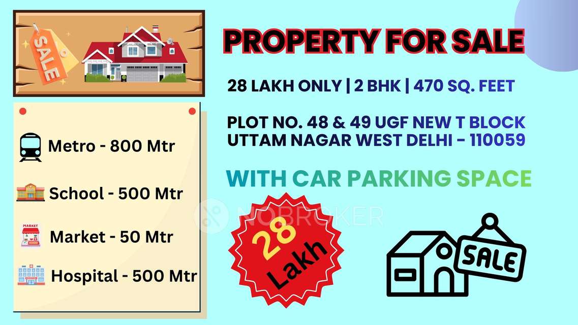 2 BHK Flat In Ganesh Apartment For Sale  In Uttam Nagar
